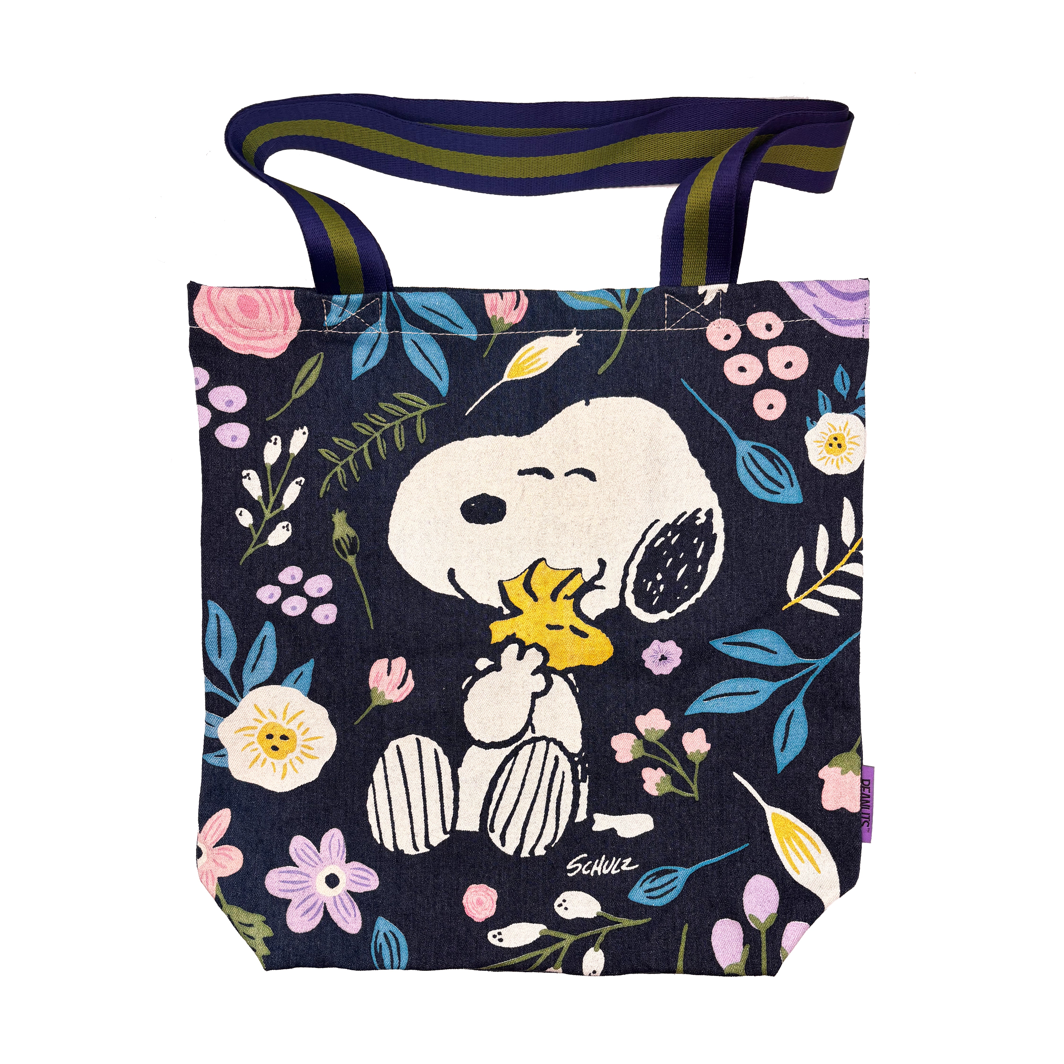 Peanuts In Bloom tote