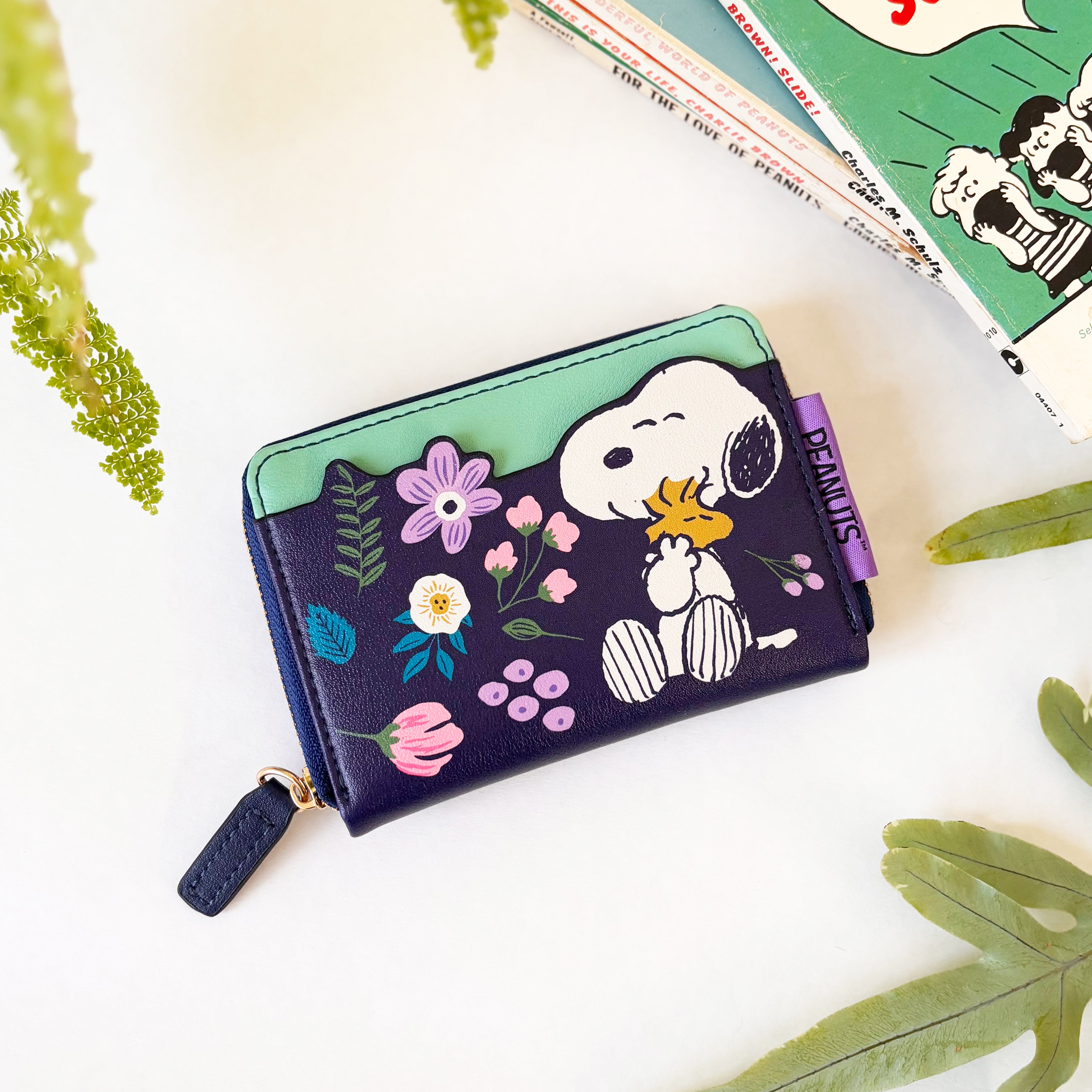 Peanuts In Bloom Zip Purse
