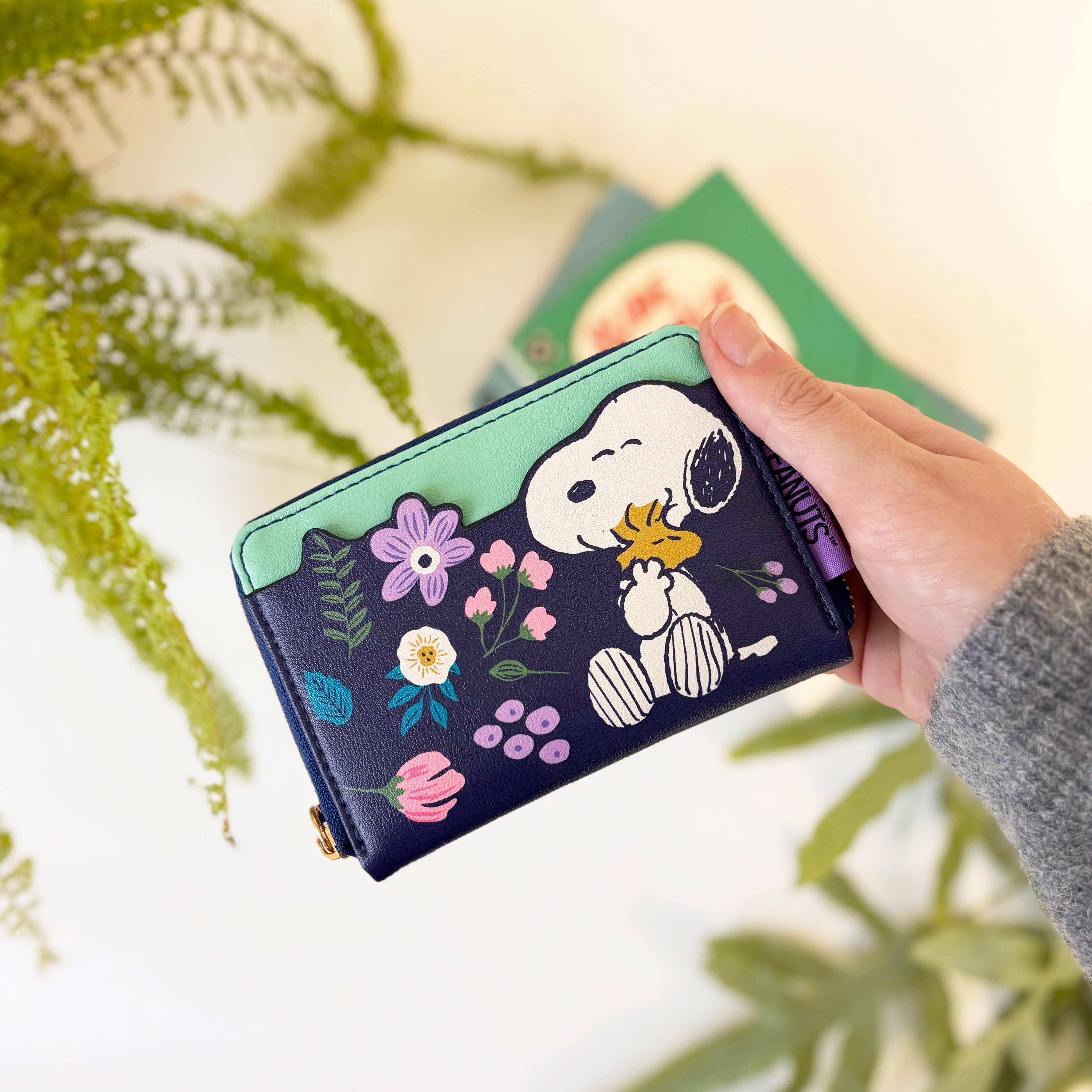Peanuts In Bloom Zip Purse