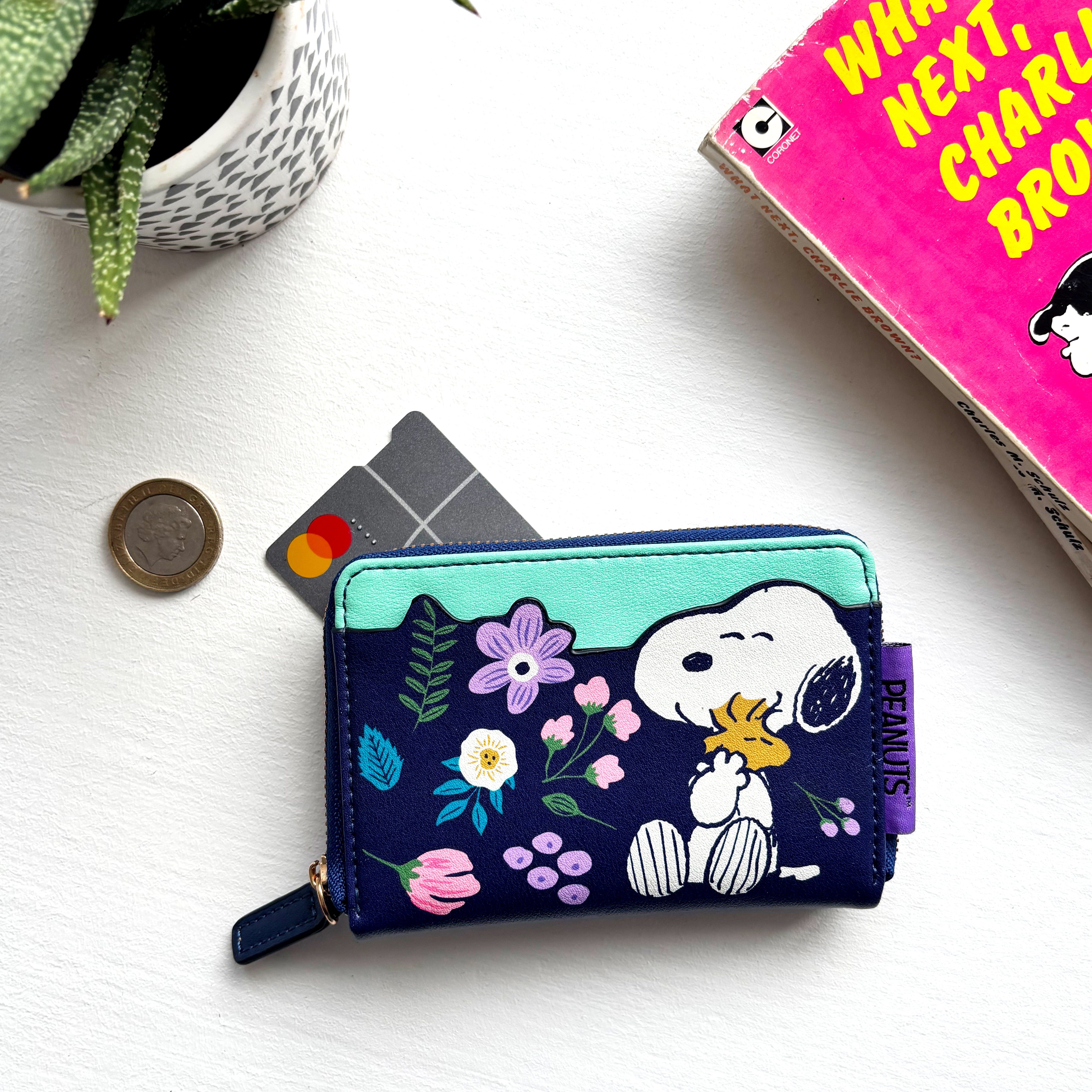 Peanuts In Bloom Zip Purse