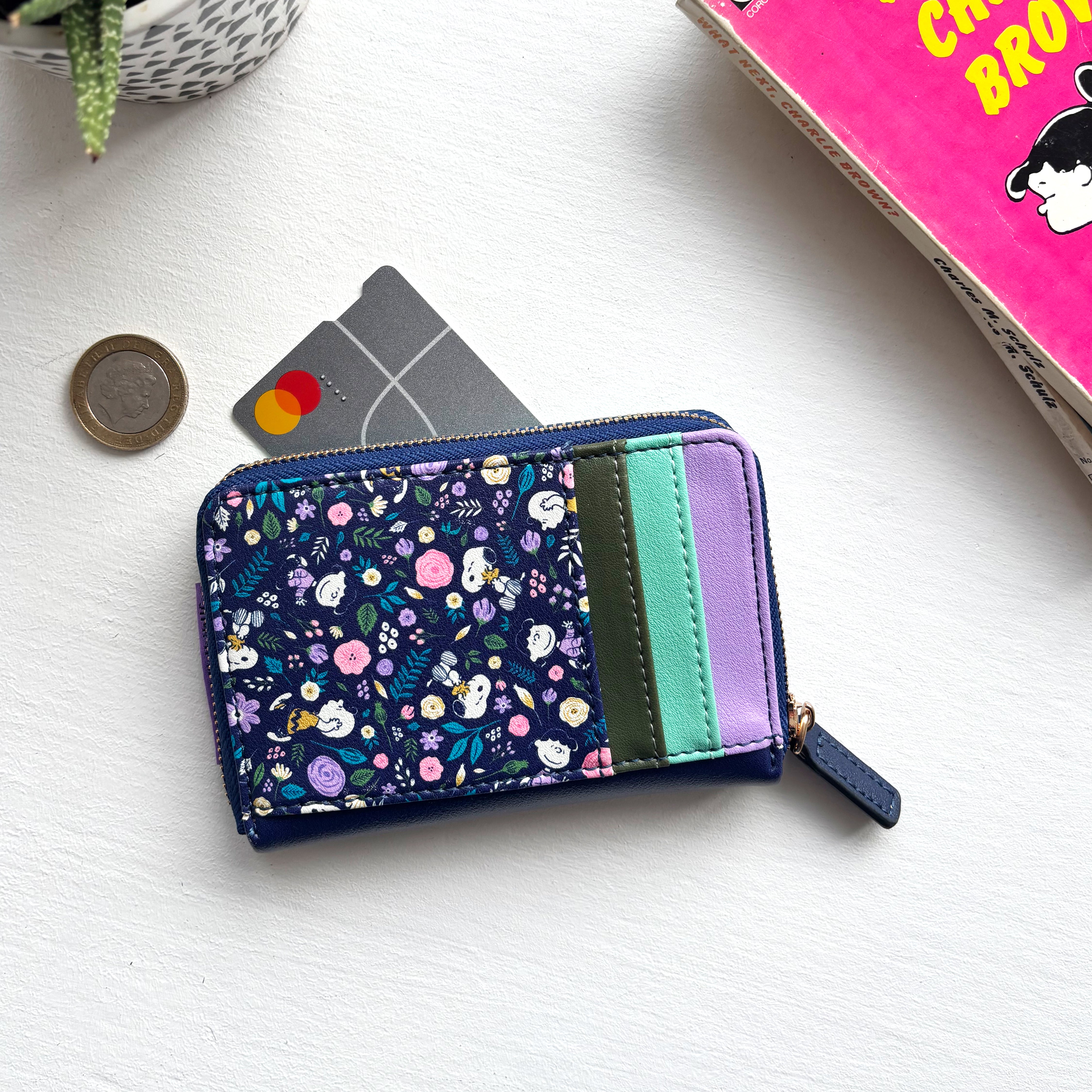 Peanuts In Bloom Zip Purse