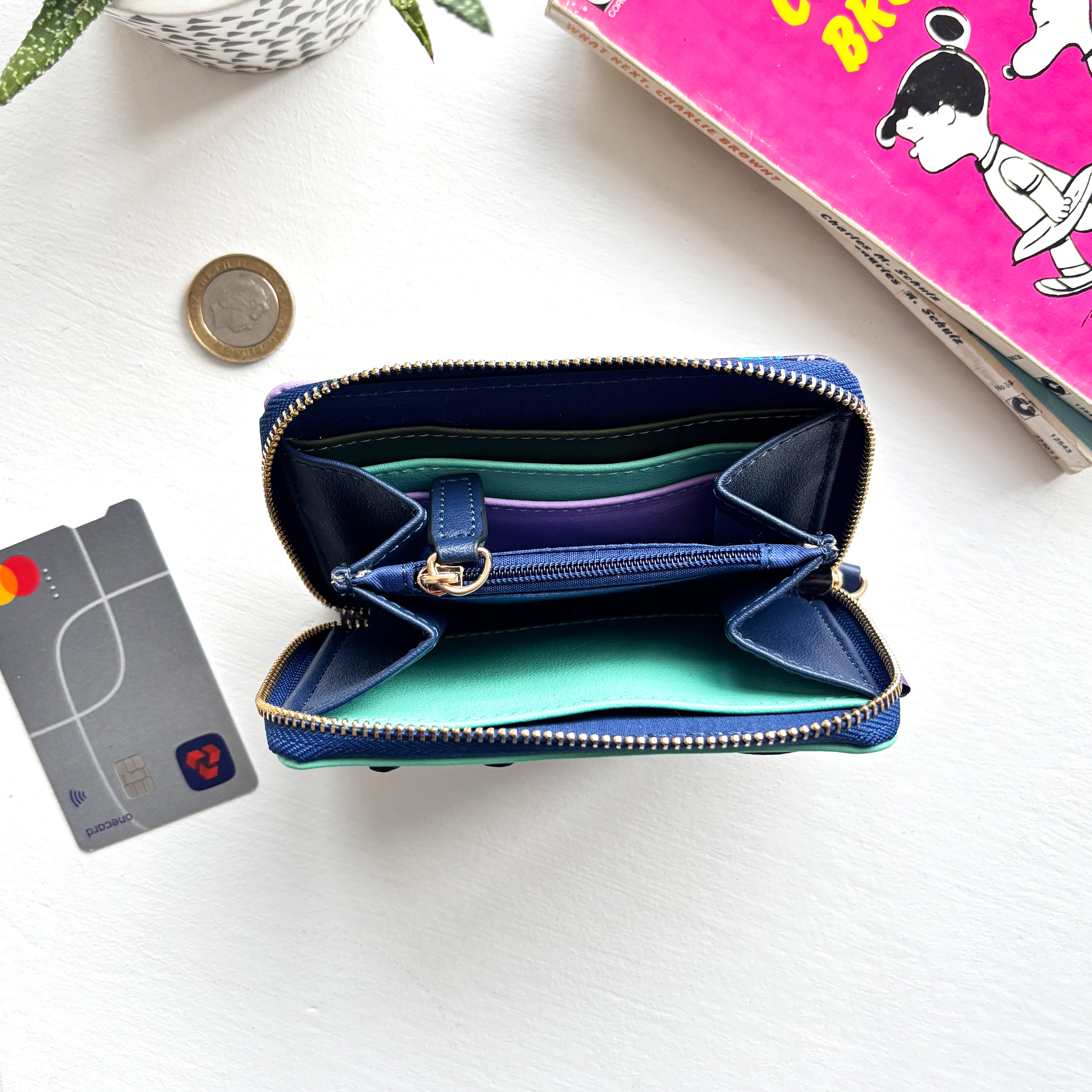 Peanuts In Bloom Zip Purse