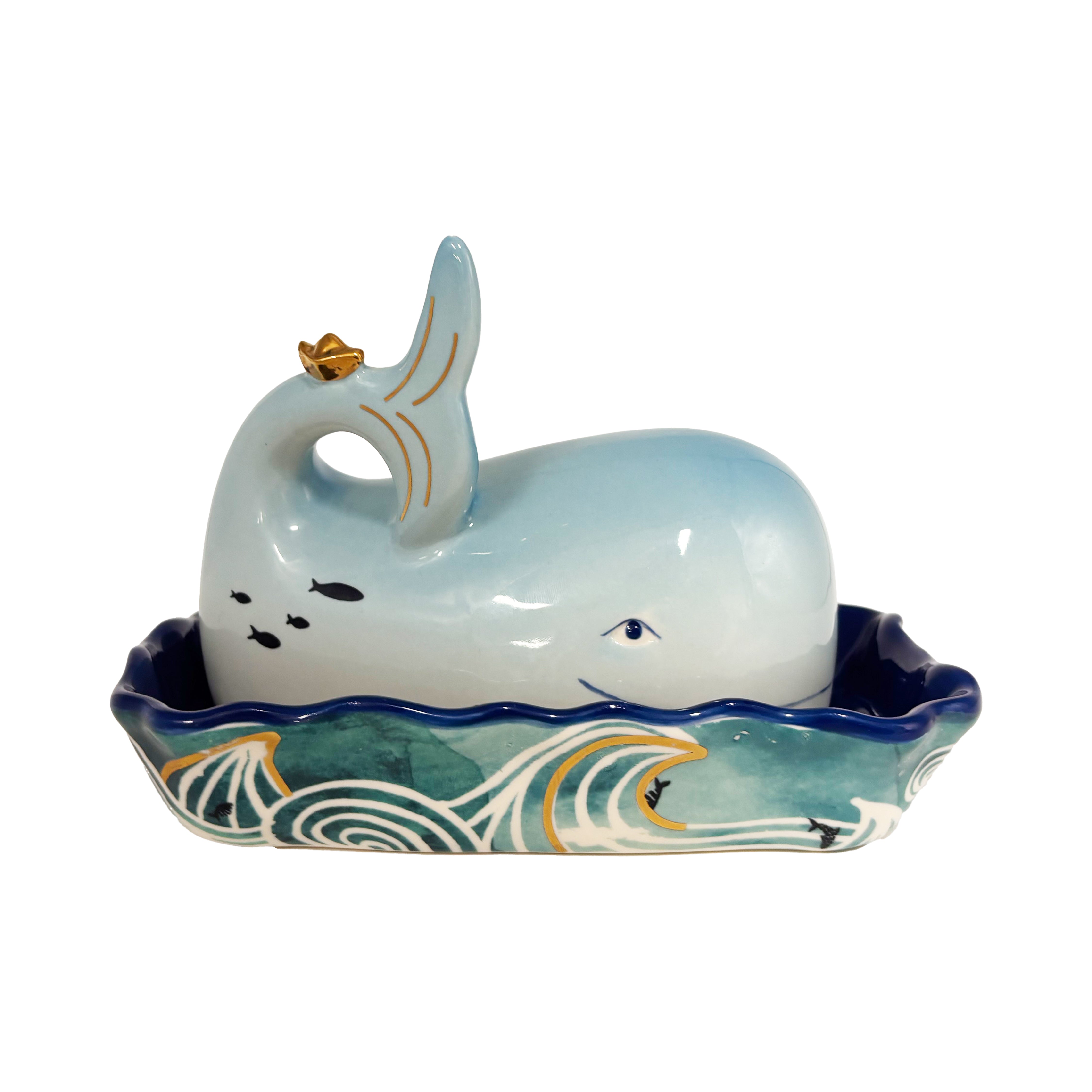 By The Sea Whale Butter Dish