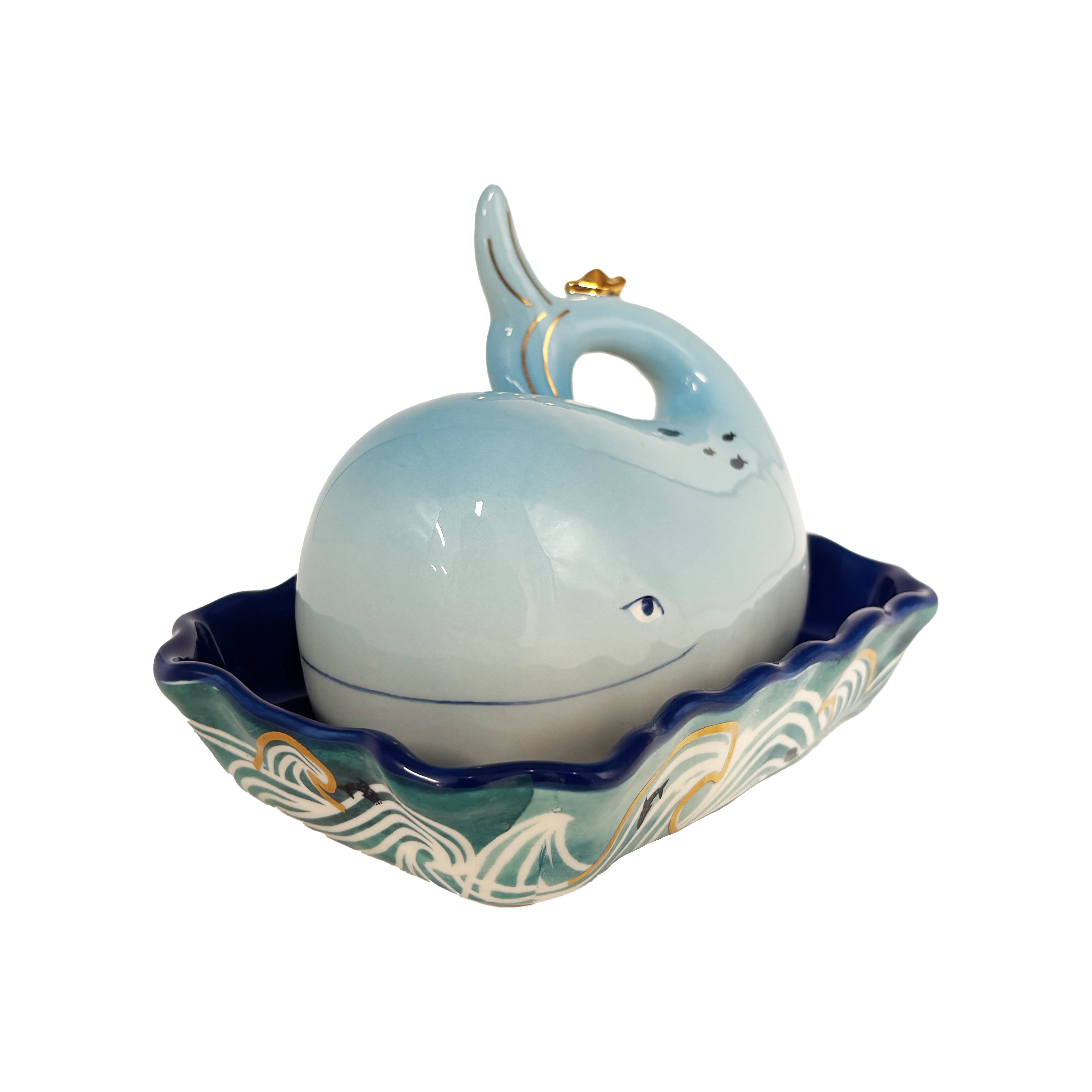 By The Sea Whale Butter Dish