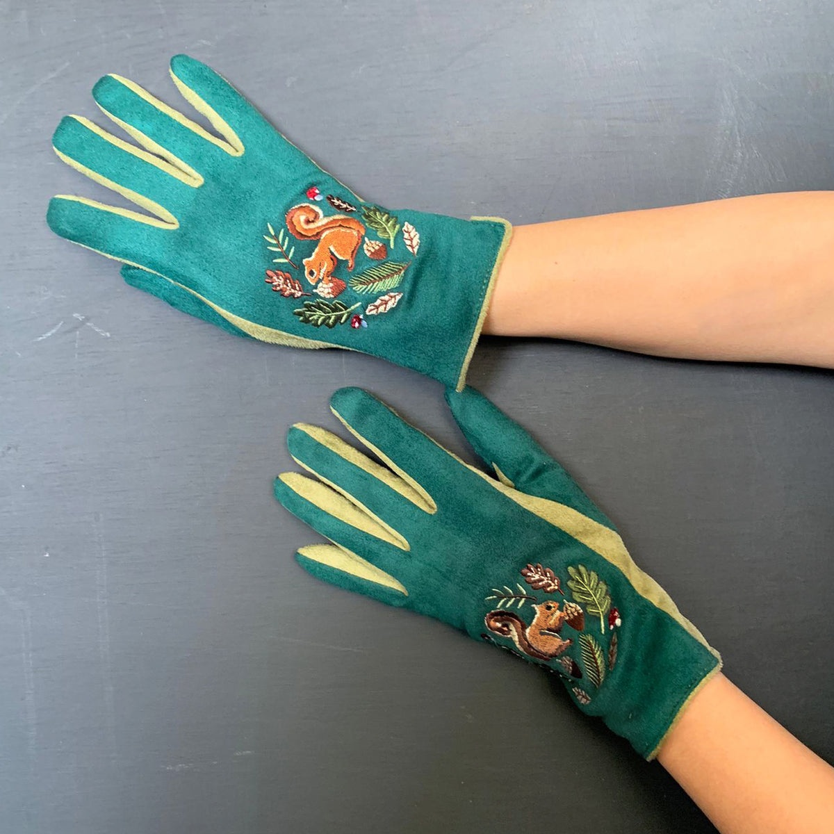 Secret Garden Squirrel Gloves