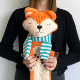 Secret Garden Long Fox Hot Water Bottle