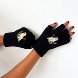 Secret Garden Fingerless Owl Gloves