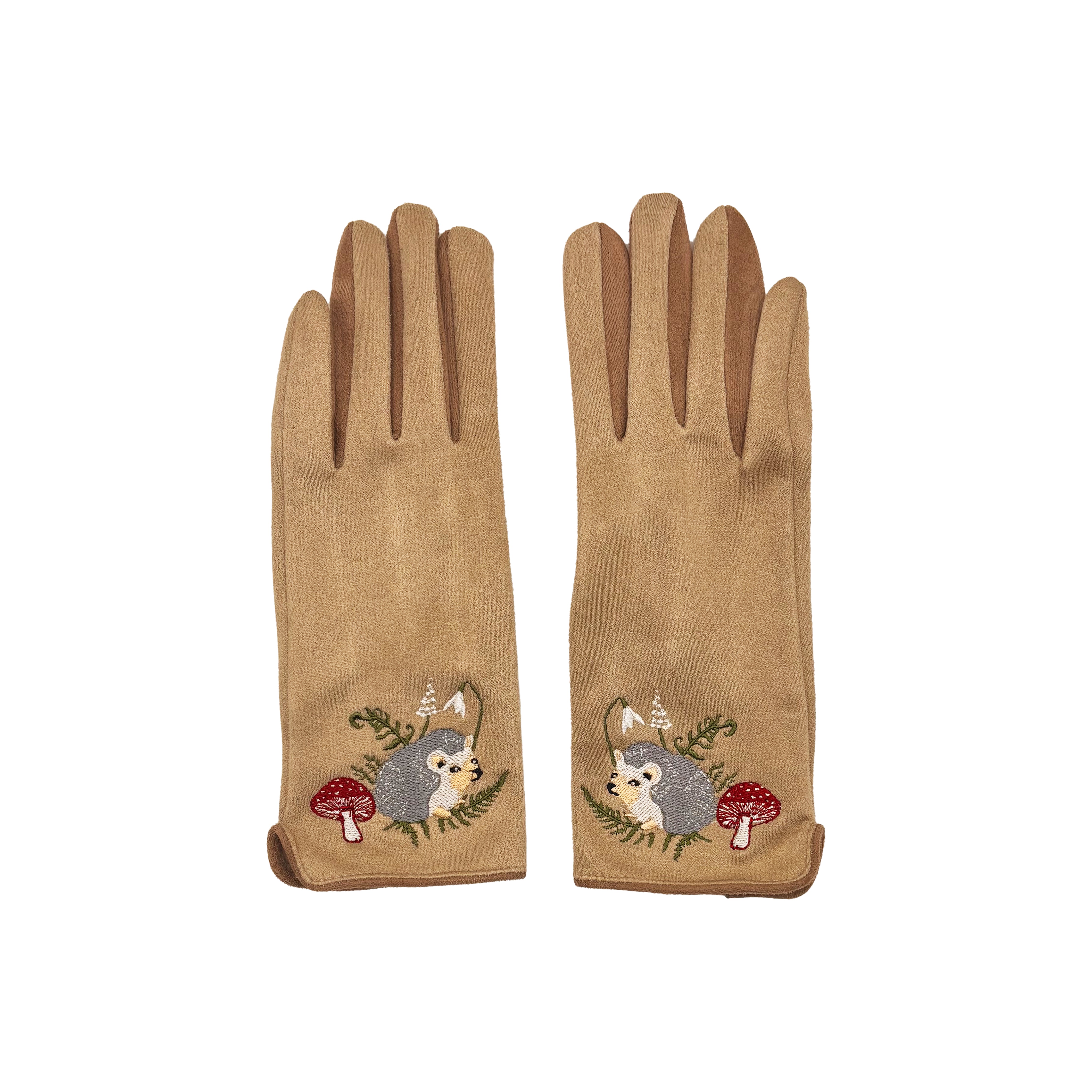 Secret Garden Embroidered Hedgehog Glove