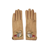 Secret Garden Embroidered Hedgehog Glove