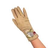 Secret Garden Embroidered Hedgehog Glove