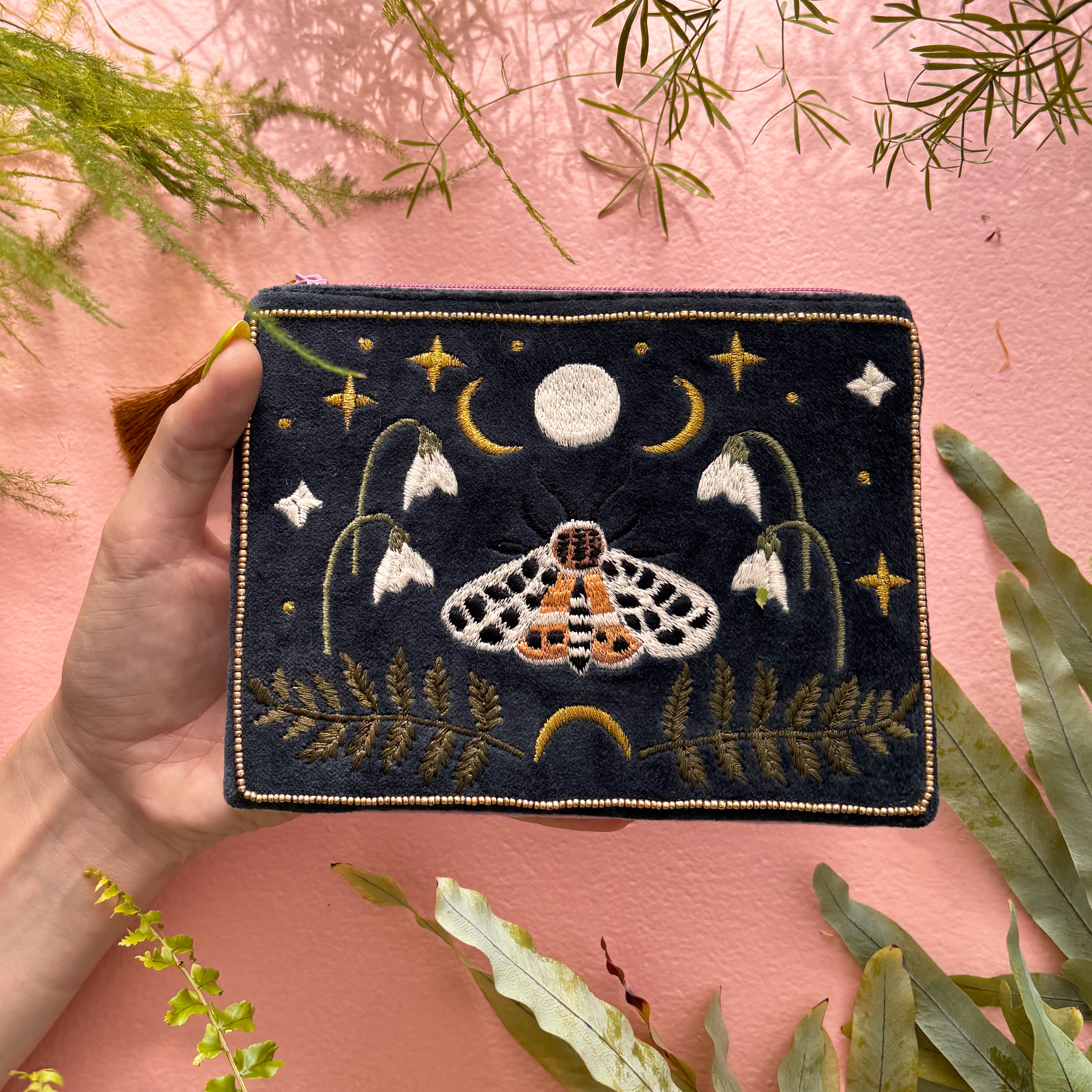 Secret Garden Moth Pouch