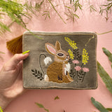 Secret Garden Rabbit Pouch