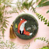 Secret Garden Round Fox Purse