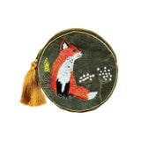 Secret Garden Round Fox Purse