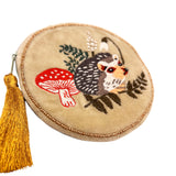 Secret Garden Round Hedgehog Purse