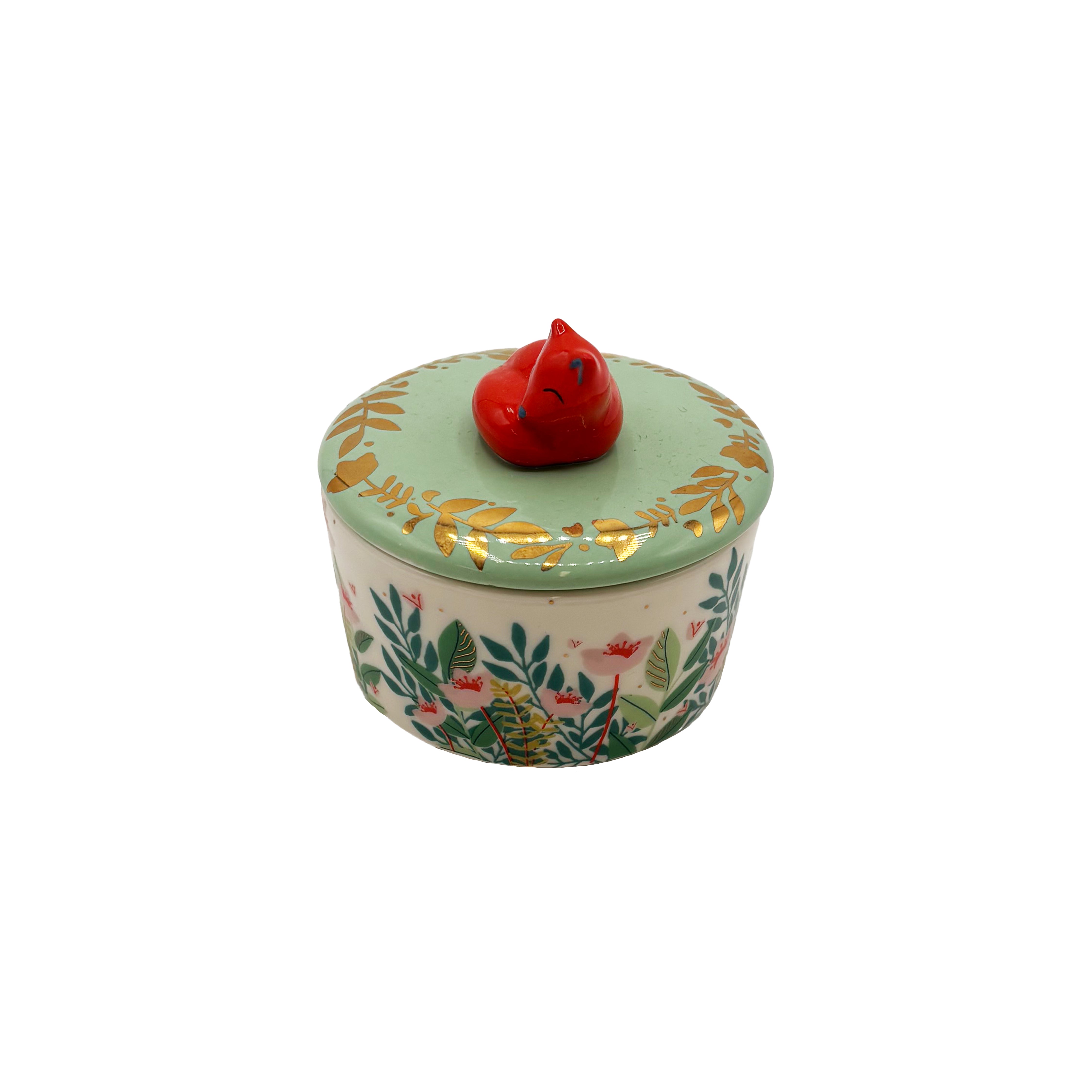 Secret Garden Fox Trinket Pot