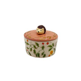 Secret Garden Hedgehog Trinket Pot