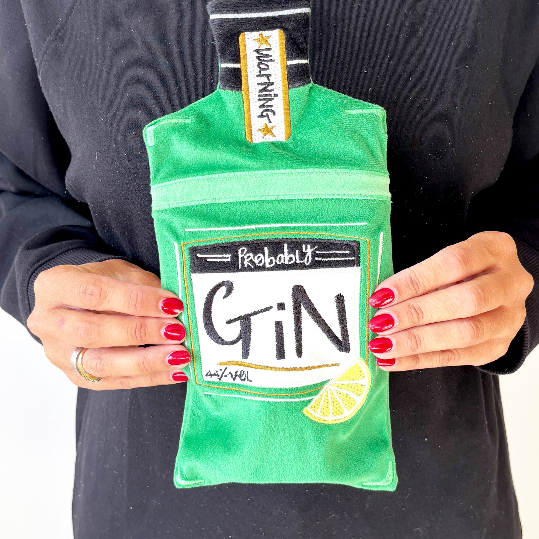 Small Talk Gin Hot Water Bottle