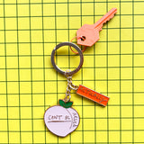 Small talk 'Can't be arsed' Keyring