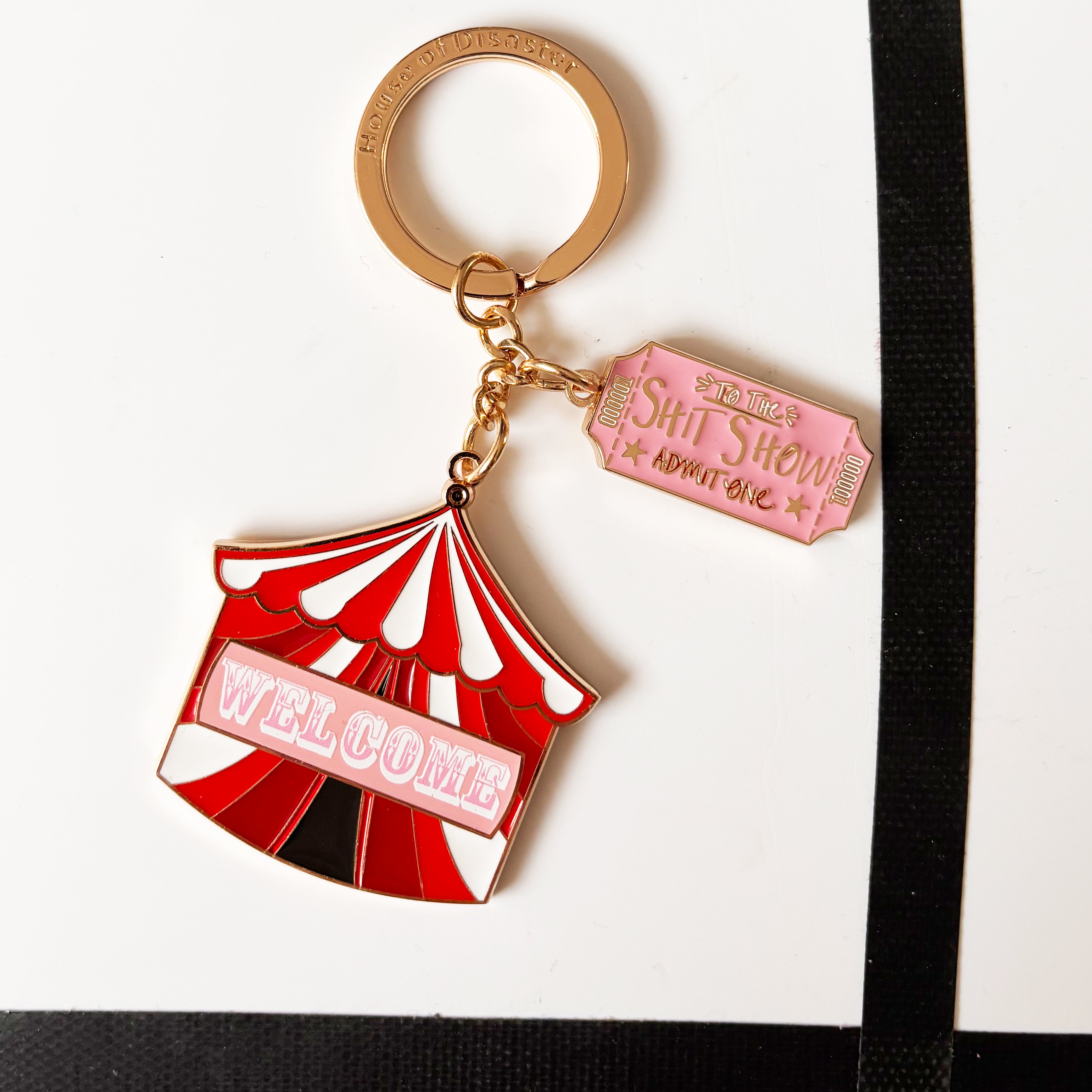 Small Talk 'Welcome to the shit show' Keyring