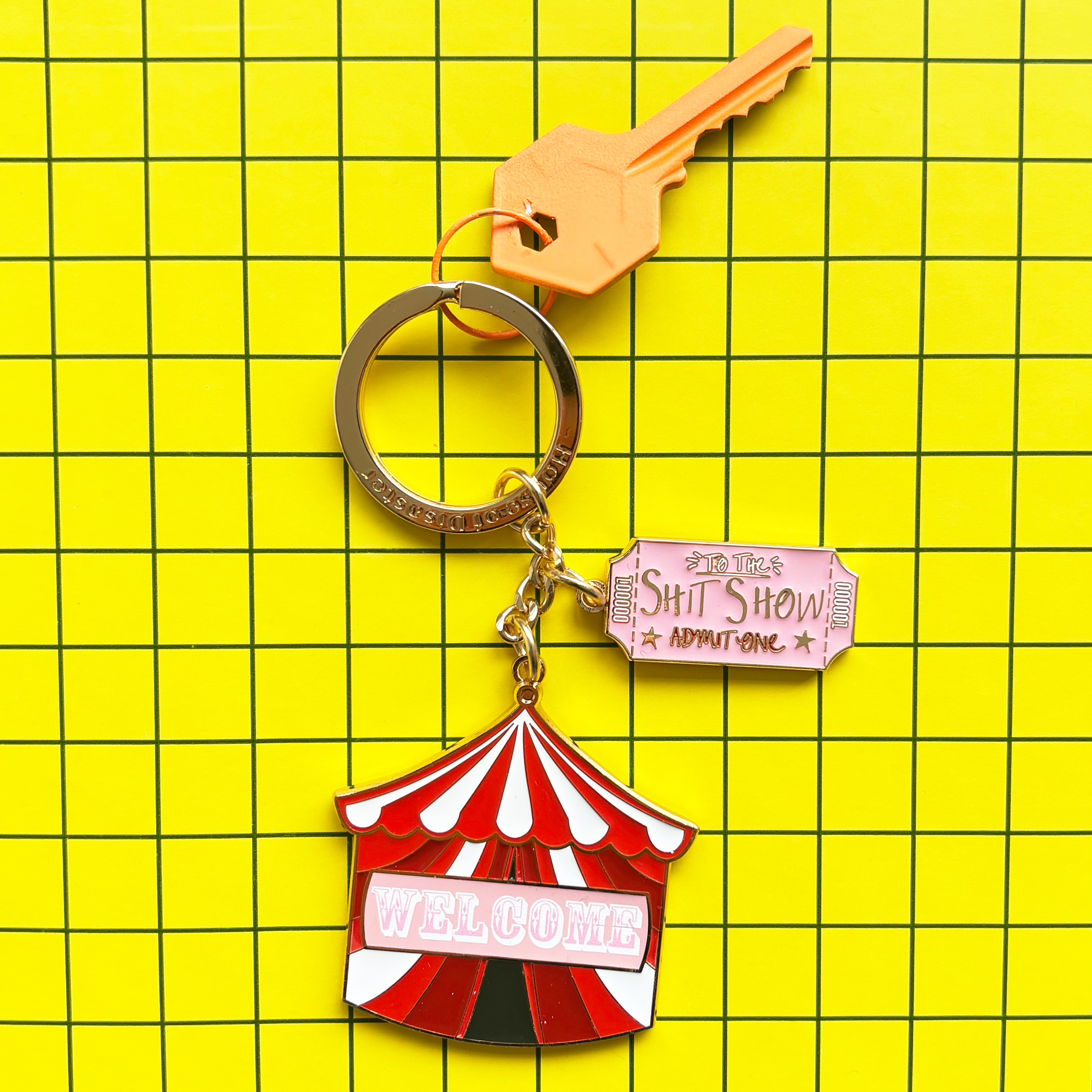 Small Talk 'Welcome to the shit show' Keyring