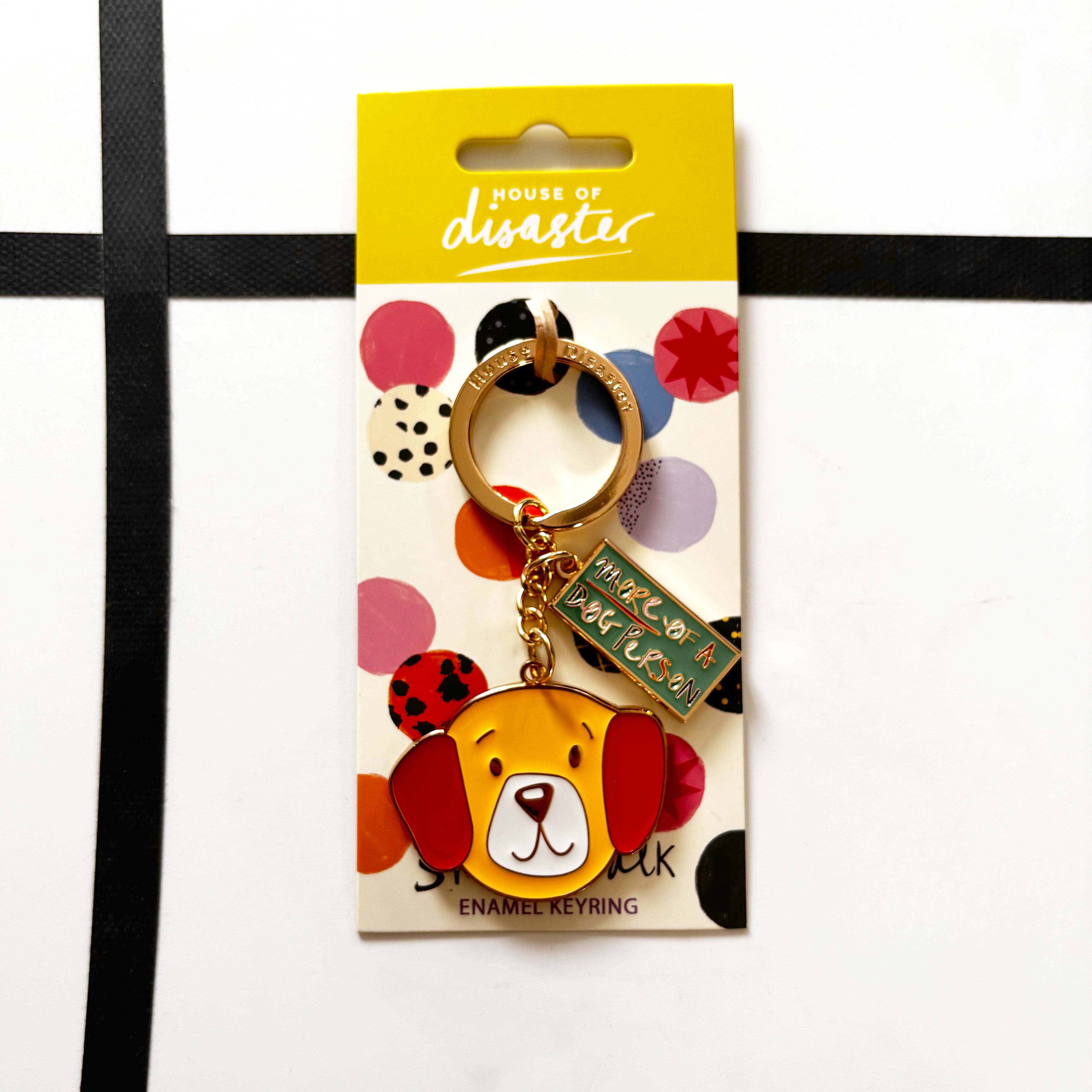 Small Talk 'More of a dog person' Keyring