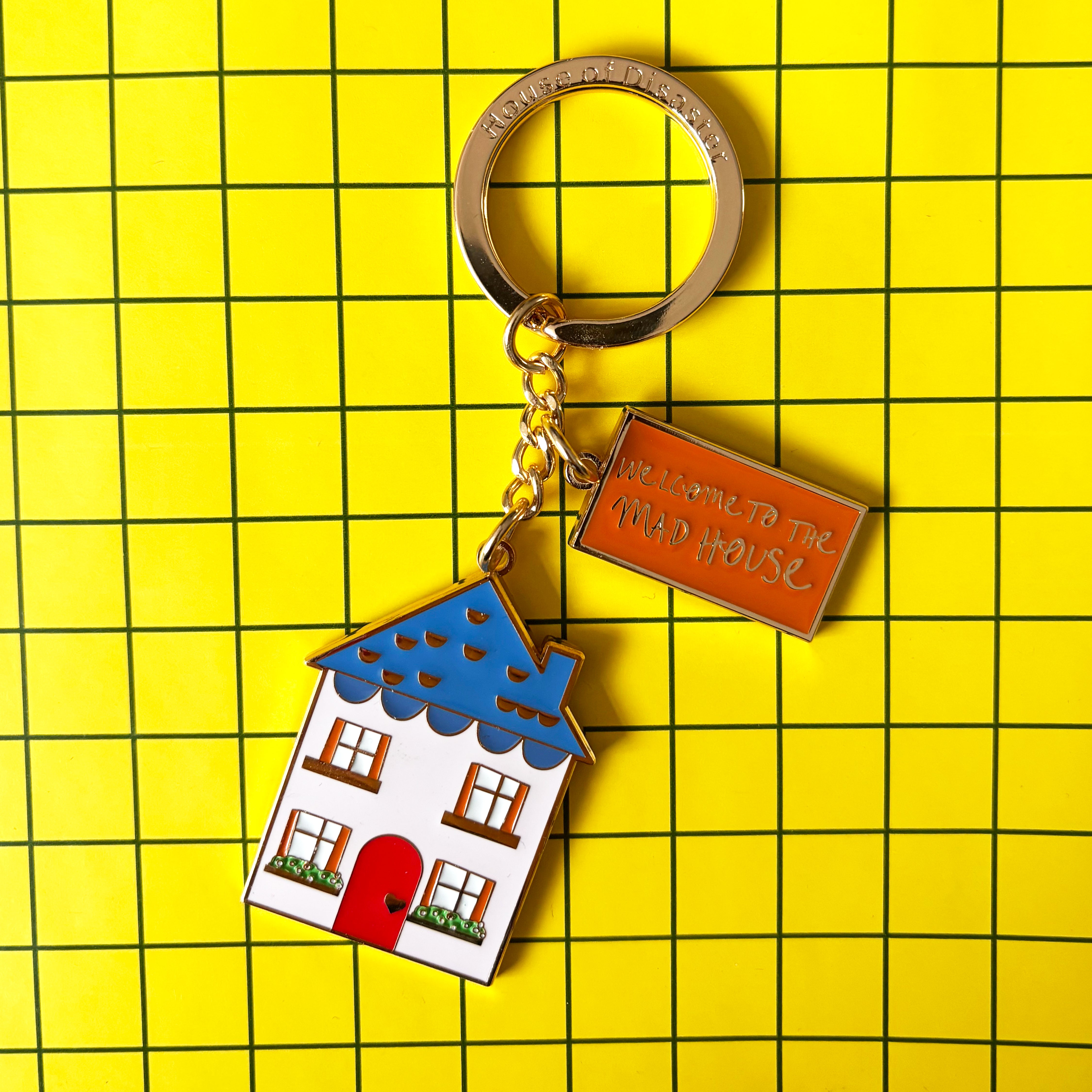 Small Talk 'Welcome to the mad house' Keyring