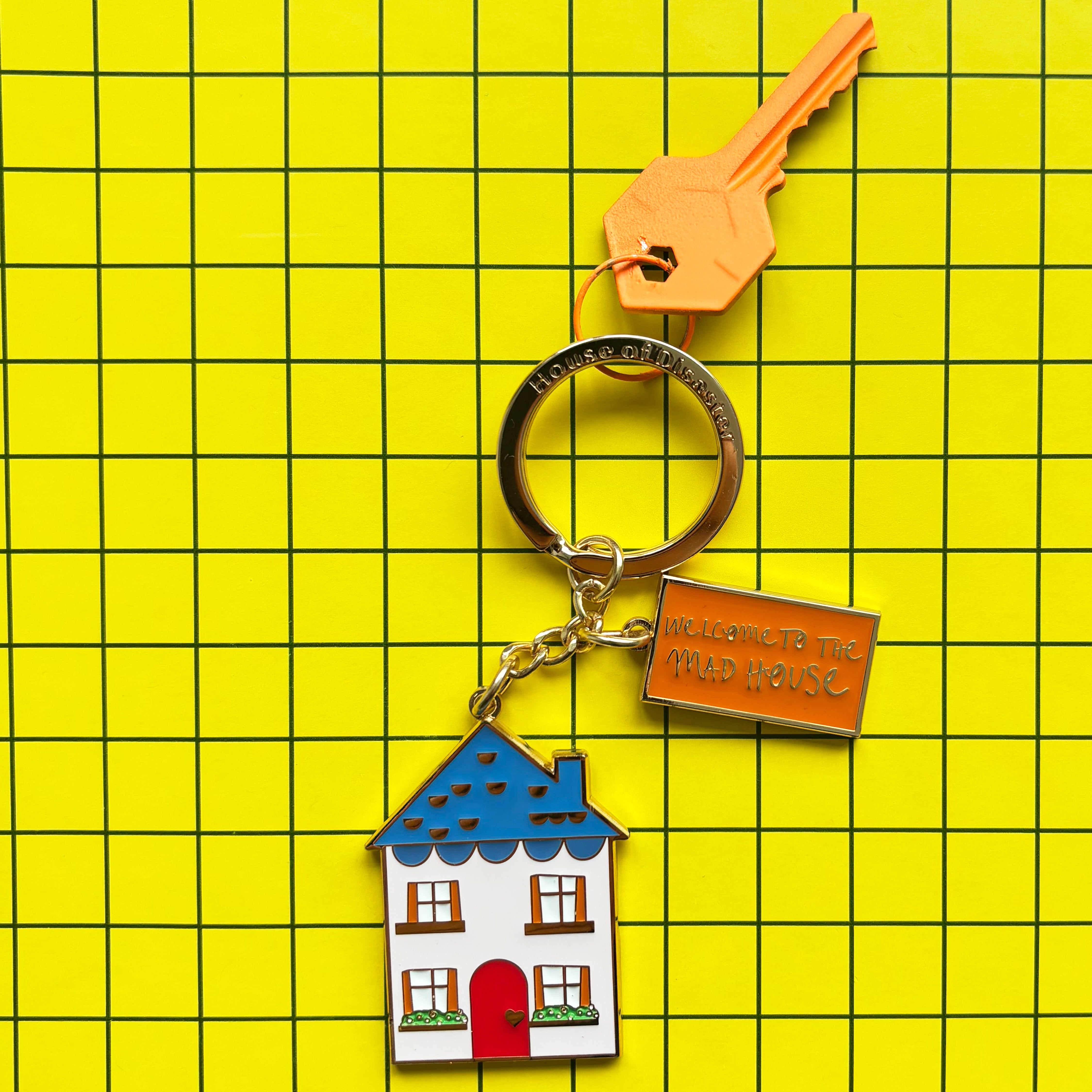 Small Talk 'Welcome to the mad house' Keyring