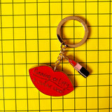 Small Talk 'Running on lippy and swear words' Keyring