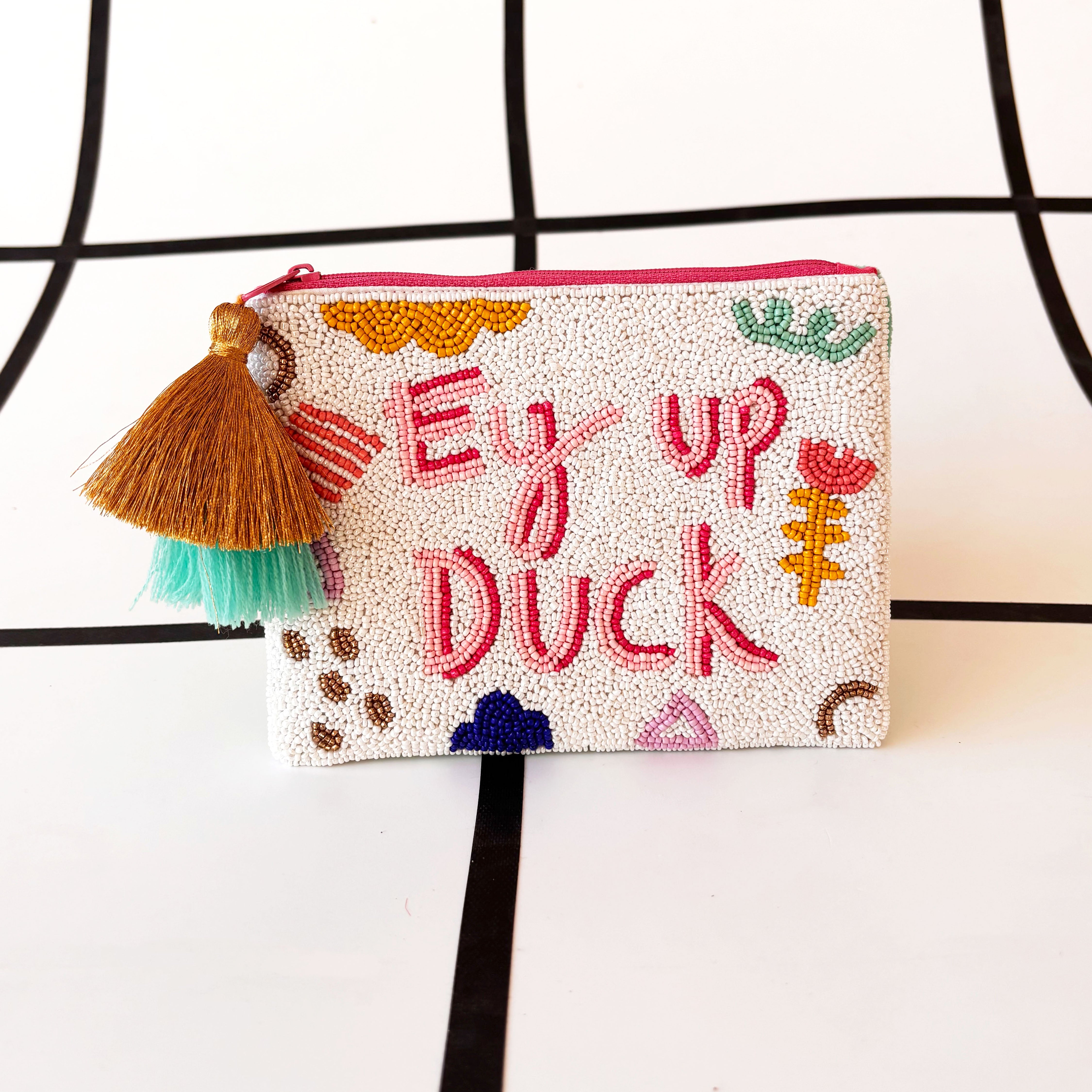 Small Talk 'Ey up Duck' Purse / Pouch