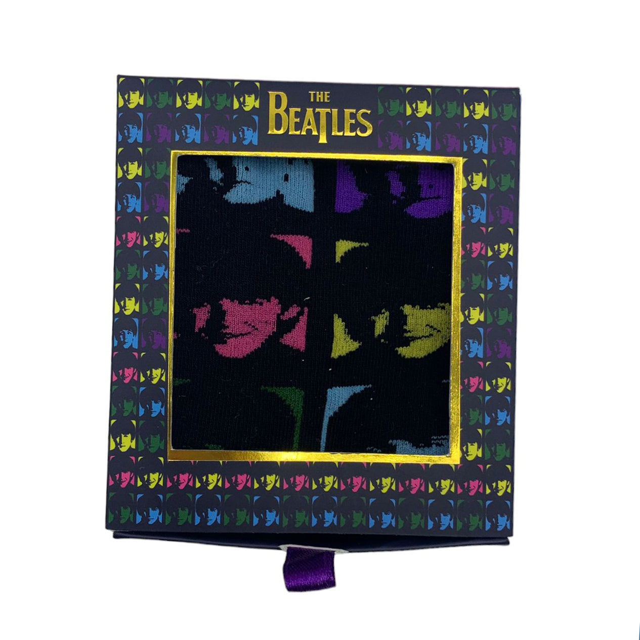 The Beatles Neon Faces Socks