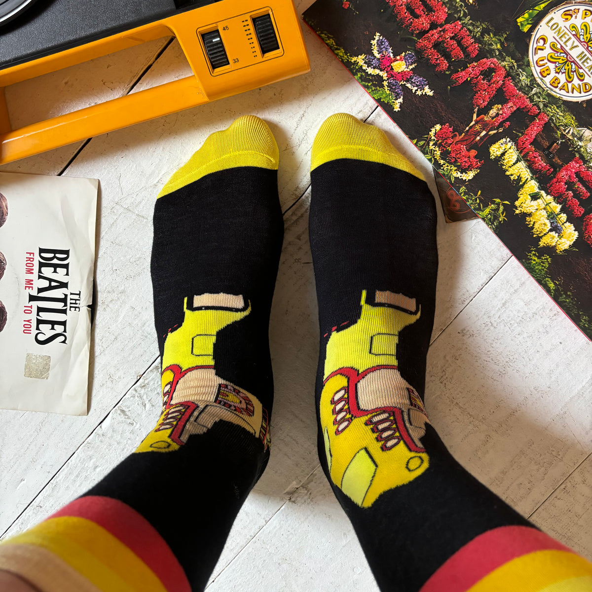 The Beatles Yellow Submarine Socks