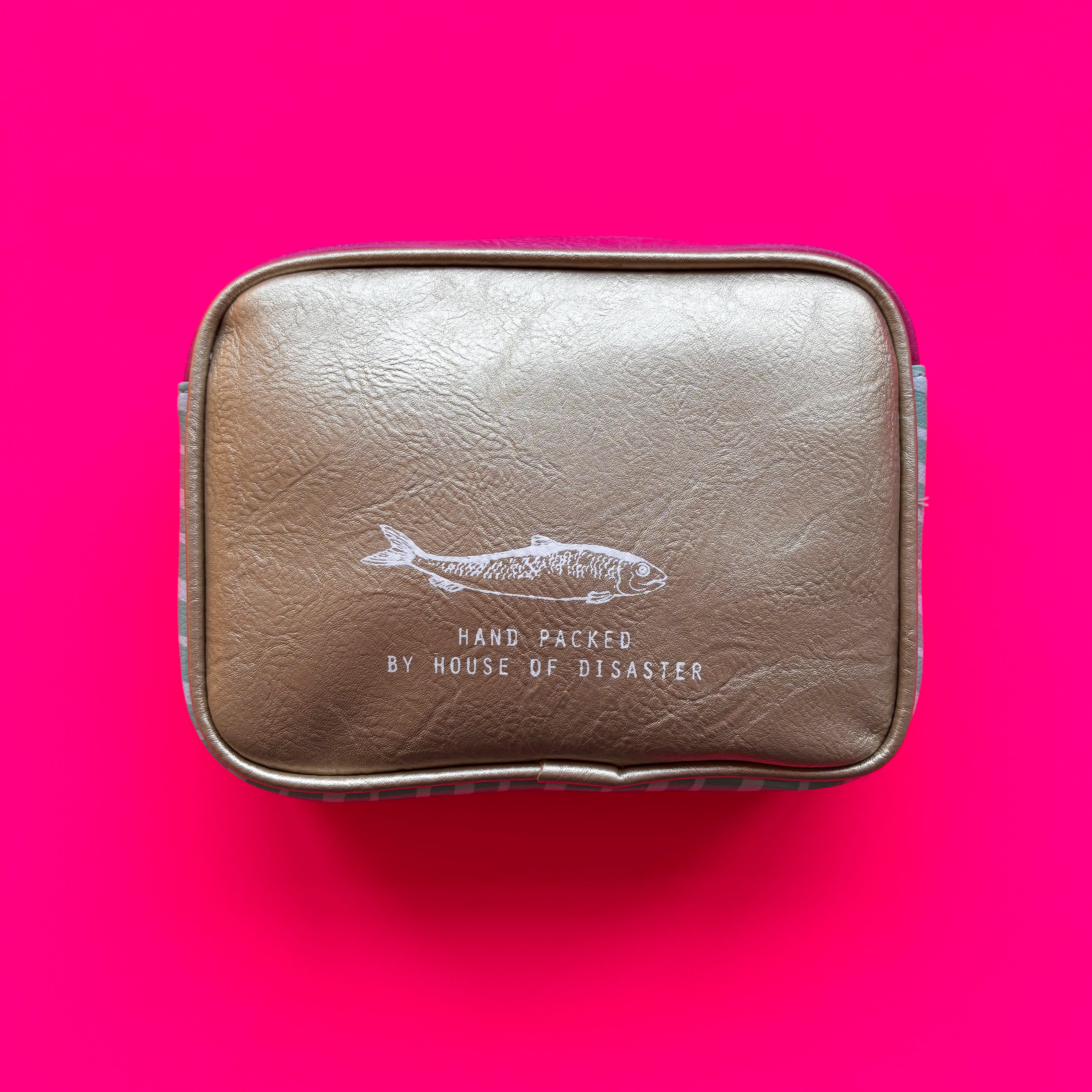 Tide Sardine Makeup Bag