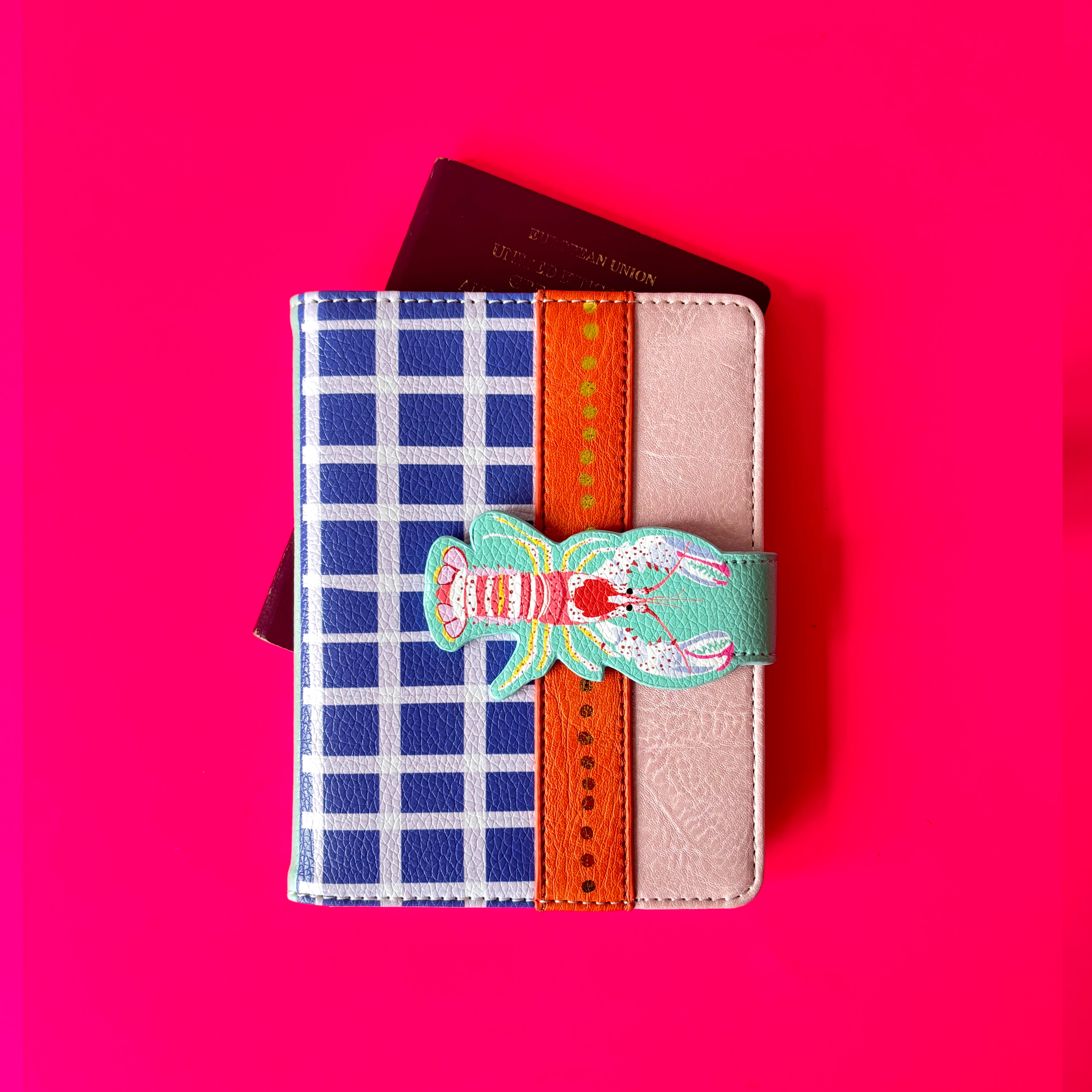 Tide Lobster Travel Wallet