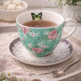 With Love Tea Cup and Saucer