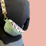 Animal Print Leopard Bum Bag - House of Disaster