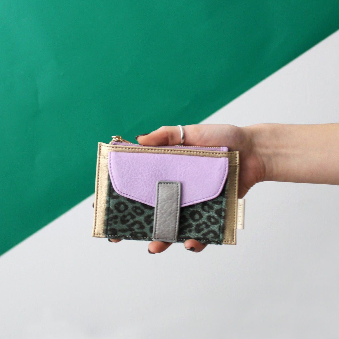 Animal Print Lilac Purse - House of Disaster
