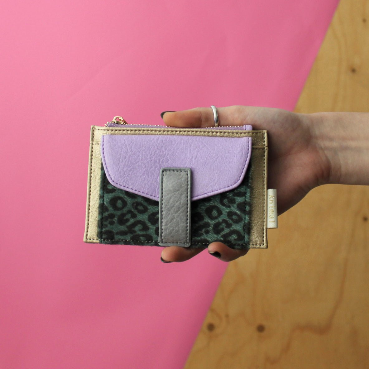 Animal Print Lilac Purse - House of Disaster