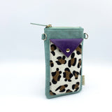Animal Print Purple Leopard Phone Wallet - House of Disaster