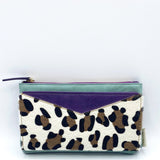 Animal Print Purple Leopard Wallet - House of Disaster