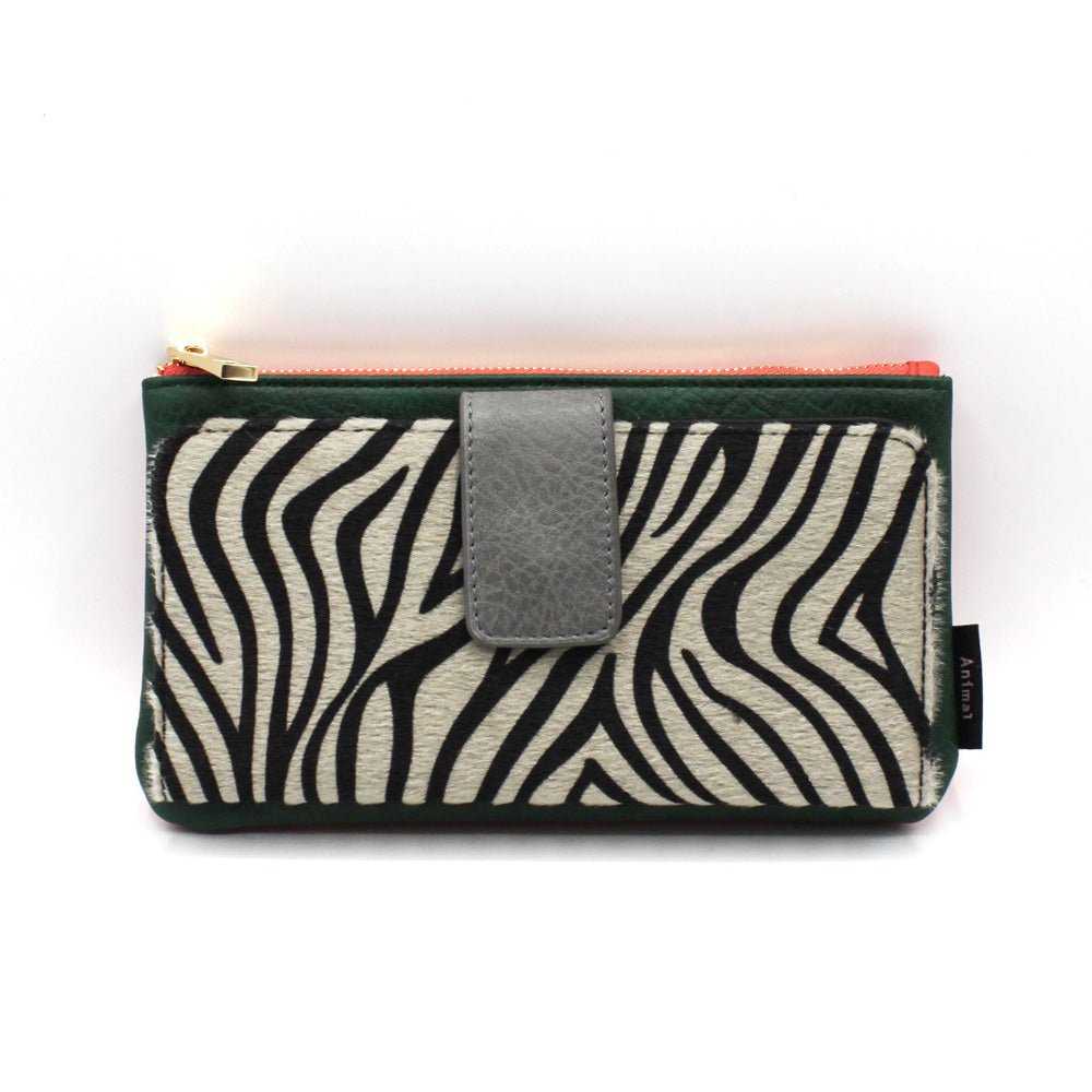 Animal Print Zebra Wallet - House of Disaster