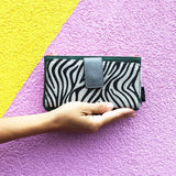 Animal Print Zebra Wallet - House of Disaster