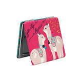 Candy Pop Llama Compact Mirror