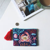 Coral Crab Purse - House of Disaster
