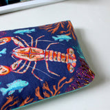 Coral Lobster Make up Bag - House of Disaster