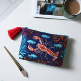 Coral Lobster Make up Bag - House of Disaster