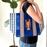 Coral Lobster Recycled Shopper - House of Disaster