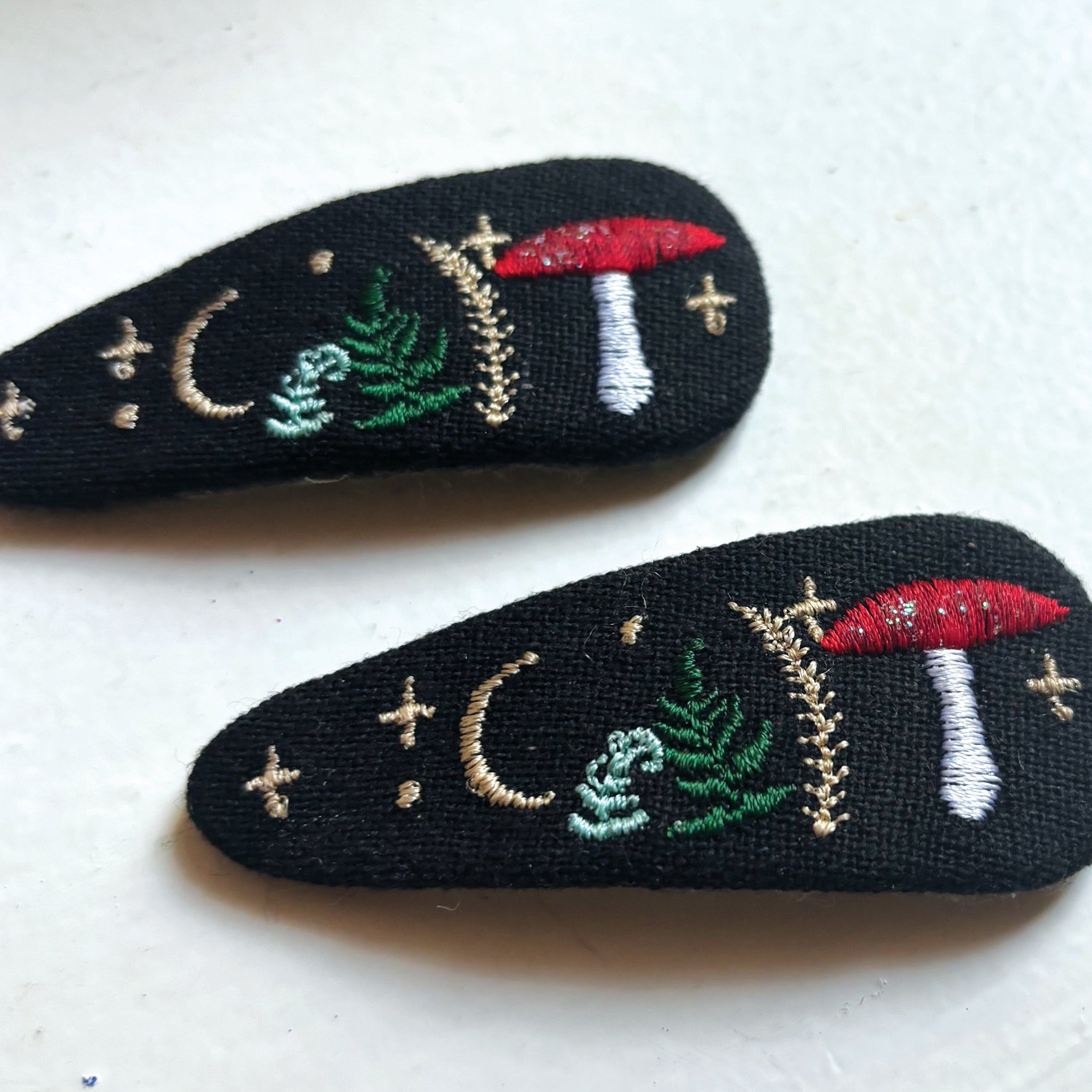Forage Black Hairclips - House of Disaster