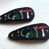 Forage Black Hairclips - House of Disaster