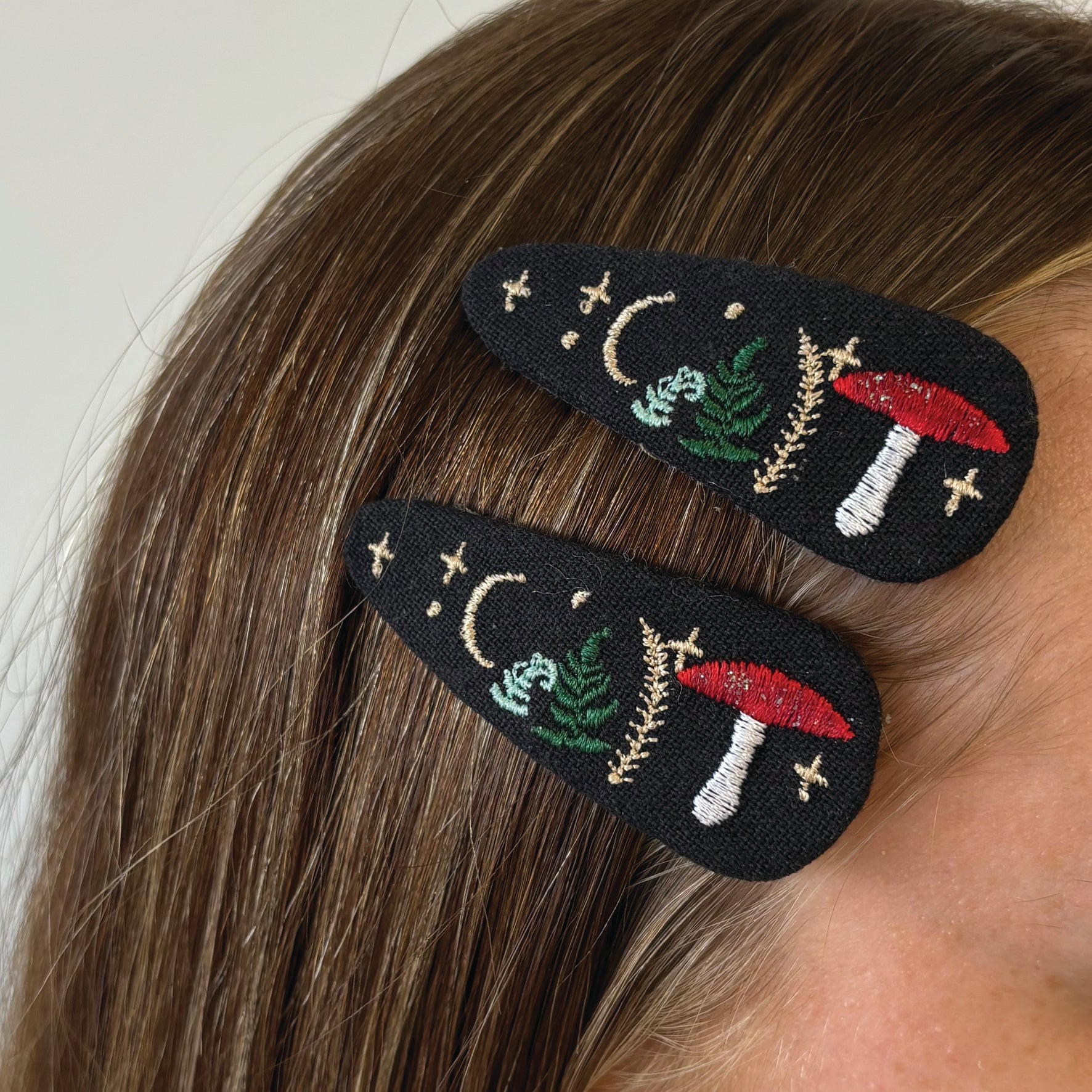 Forage Black Hairclips - House of Disaster